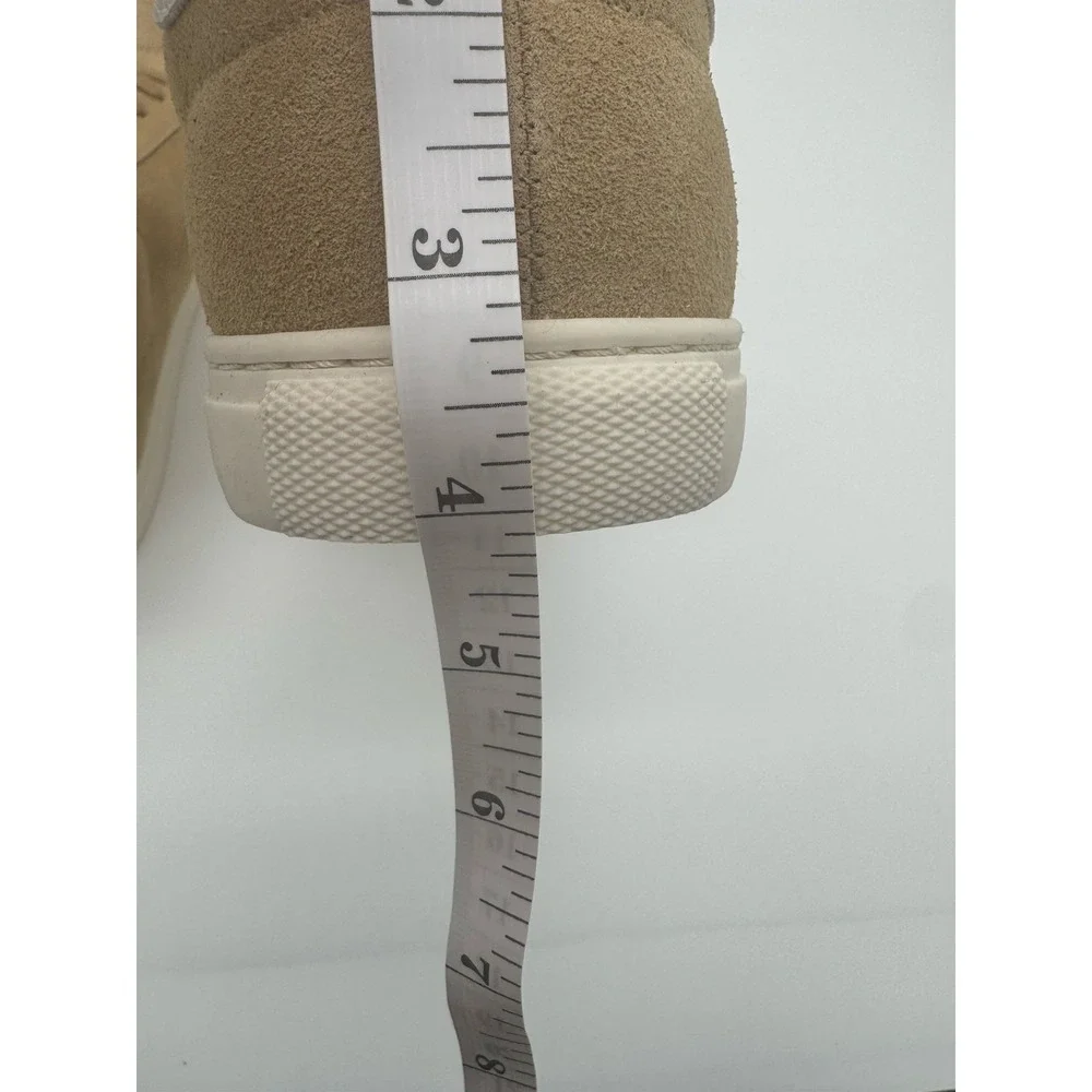 Jack Erwin Adler Tan Suede T-Toe Sneakers Men's Size 11 White Sole Casual Shoes‎
